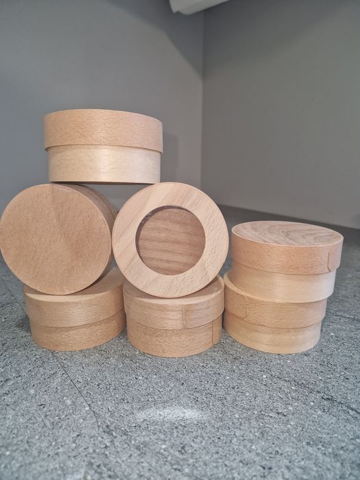 Коробка кругла з шпону