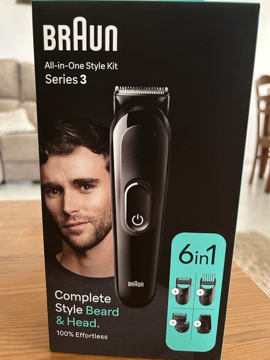 Maquina nova cortar cabelo/barba Braun