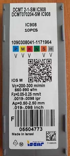 Пластины фрезерные ISCAR APKT1604PDR-76 IC928 (Израиль) набор из 10 шт