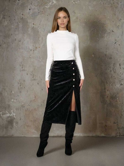 Велюрова Трендова Спідниця