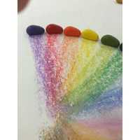Kredki kamyki Crayon Rocks  z wosku sojowego 8 kolorów Vegan