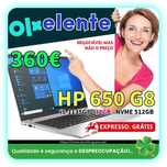 Portátil HP Probook 650 G8 32GB Disco NVME 512GB PROMOÇÃO ate 12/07/25