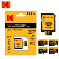 Karta pamięci SD Kodak 128GB C10 4K V30 U3 A1 PREMIUM Chip 100Mb/s!!!