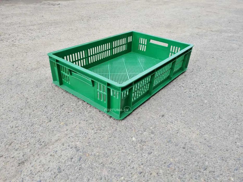 Ящик пластиковый пищевой б/у  размер 600×400×140мм