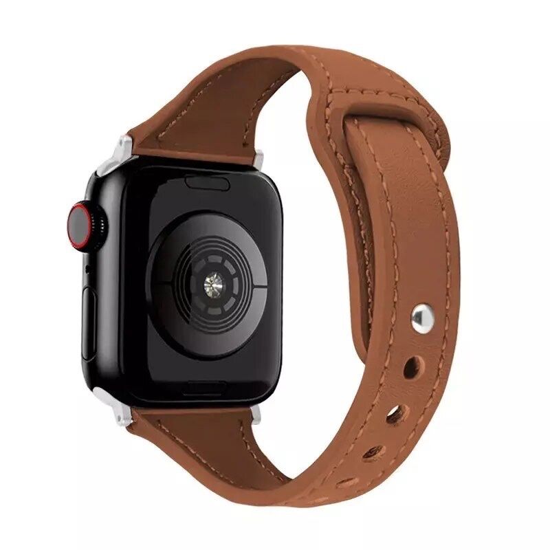 Bracelete couro para Apple Watch 7 - 45mm