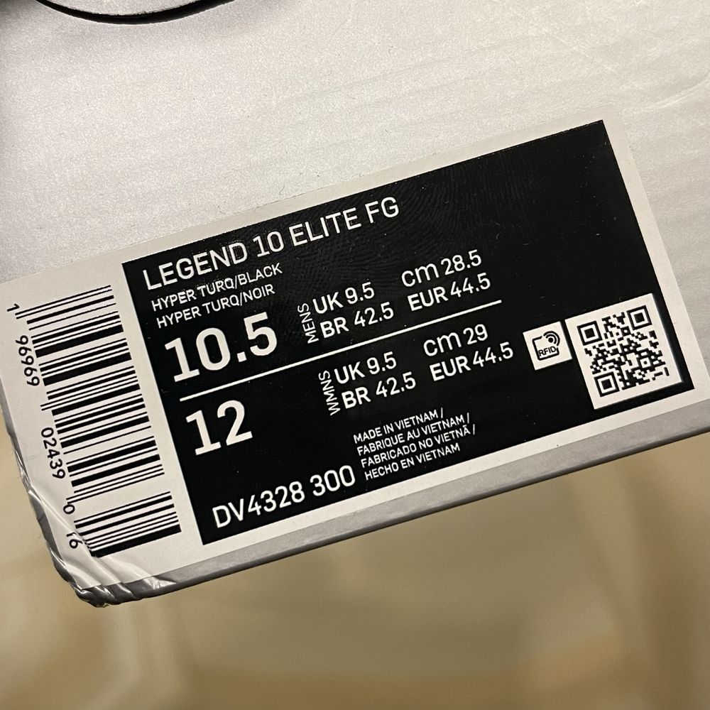 Бутси Nike Tiempo Legend 10 Elite FG 42/44.5 оригінал профі нові
