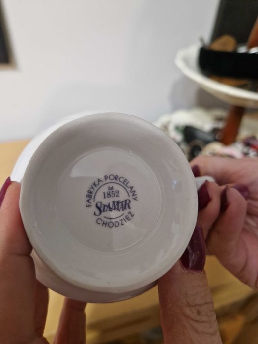 Porcelana Chodzież zestaw kawowy 6 osobowy