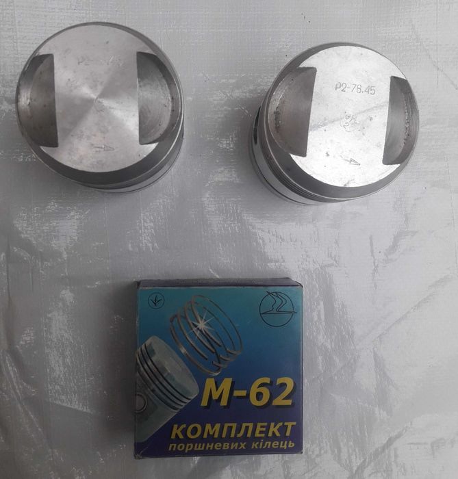 Поршні та кільця 2 р. до мотоцикла МТ Дніпро