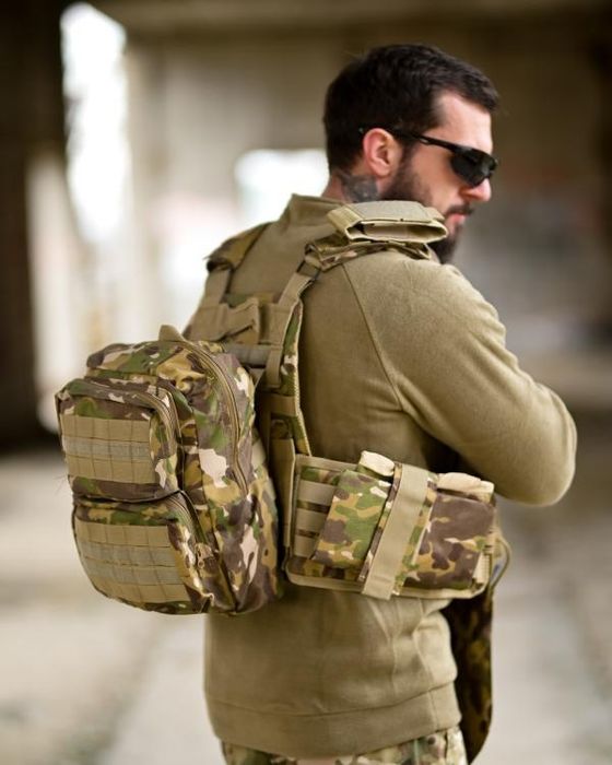 Плитоноска Single Sword мультикам 4 точки скидання