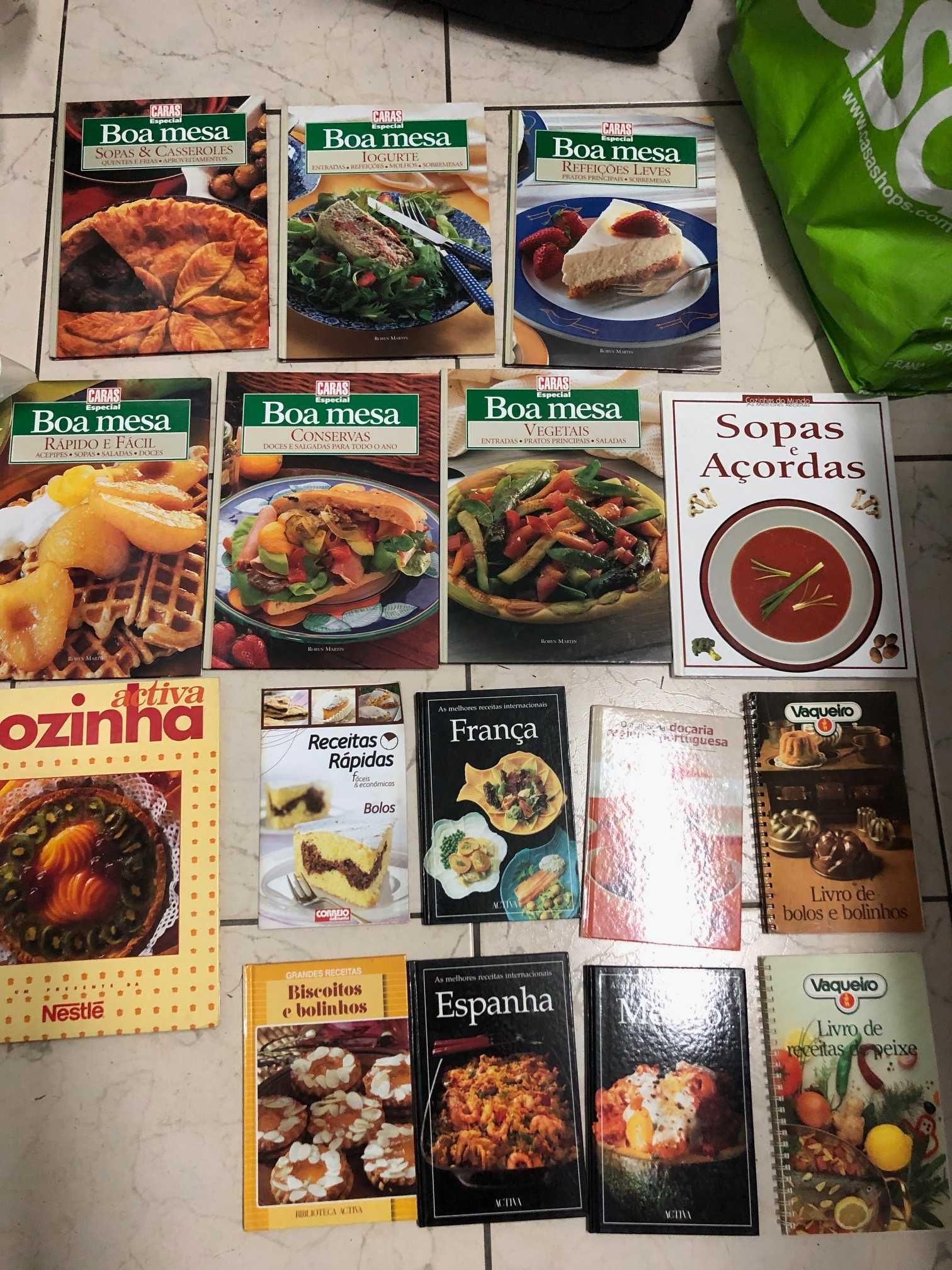 Livros e revistas de culinária