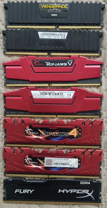 DDR4 4gb corsair/g.skill
