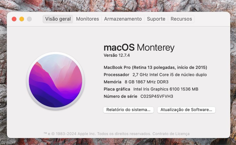 Macbook Pro 13 Retina SSD