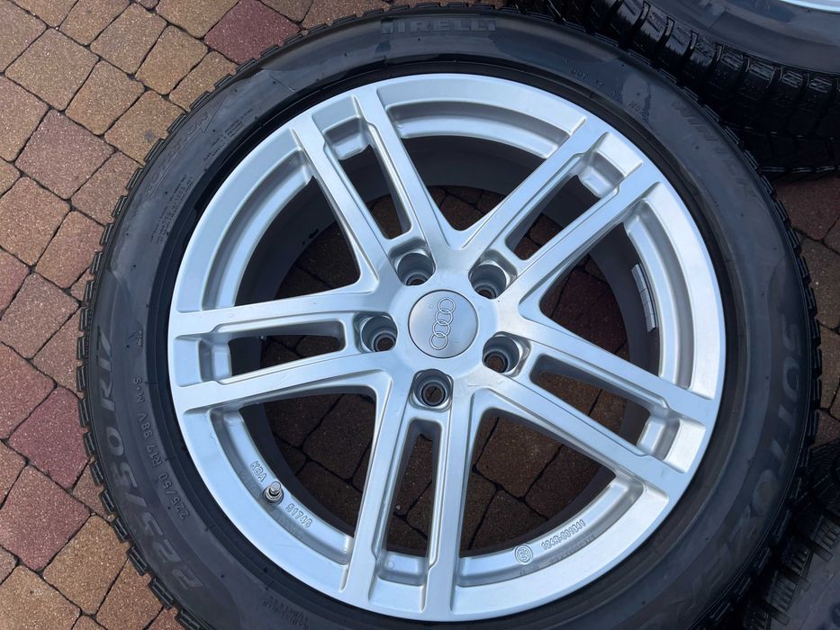 3913. Koła zimowe Audi A5 5x112 7.5J ET29 225/50/17 Pirelli