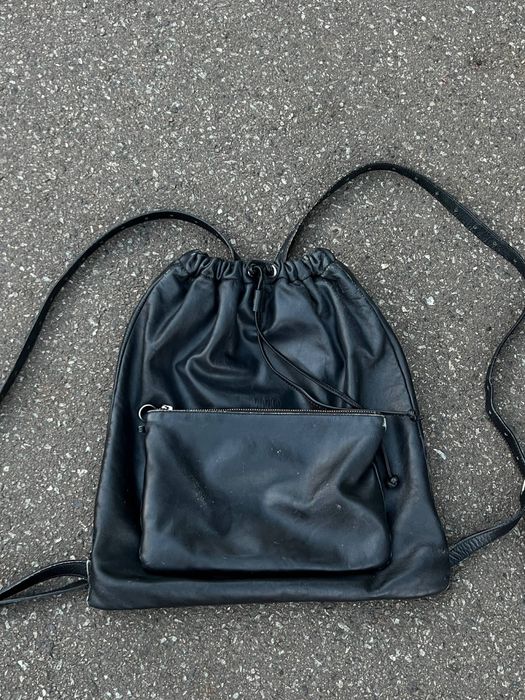 оригинальный рюкзак maison margiela сумка кожанная backpack