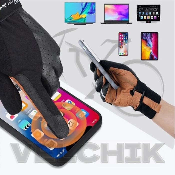 Зимові перчатки рукавички WestBiking, для велосипеда, велоперчатки