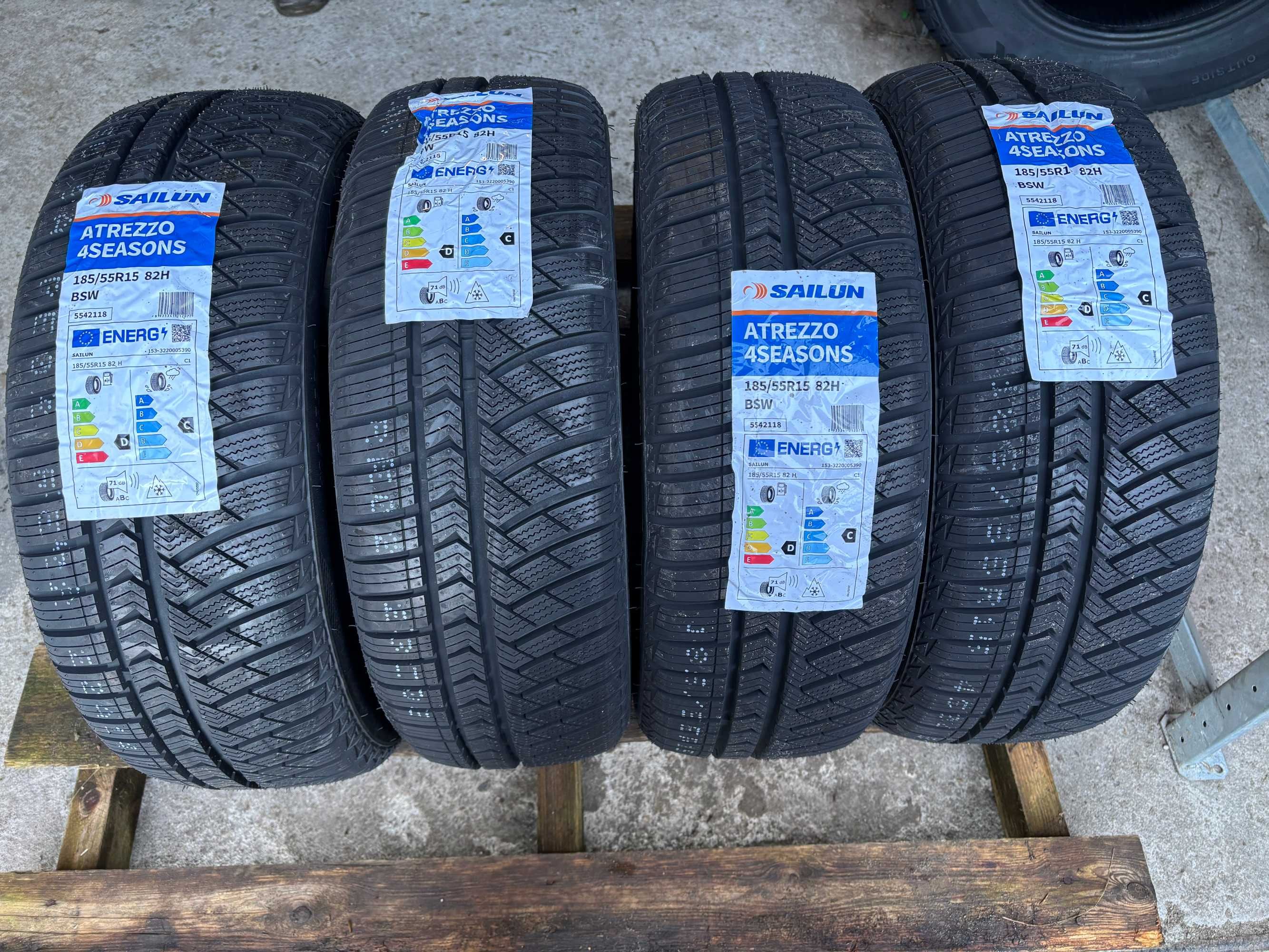 Okazja opony całoroczne 185/55R15 SAILUN ATREZZO 4SEASONS NOWE 2024