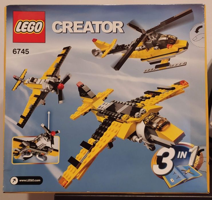 Lego Creator 3 em 1 - Hélices Potentes #6745 (Novo e Selado)