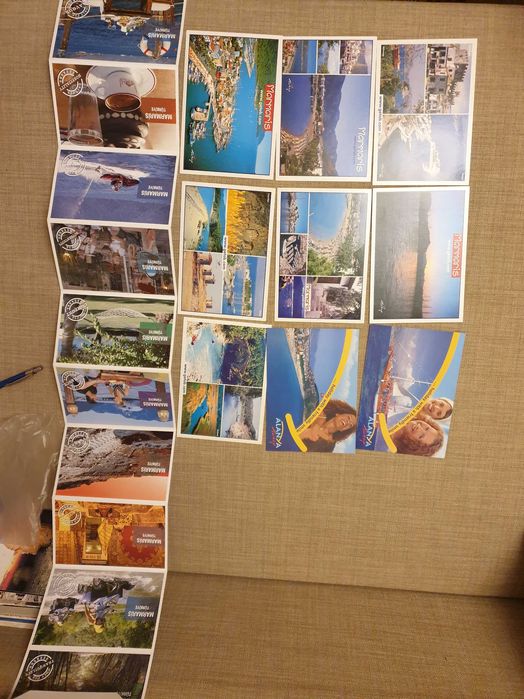Widokówki Turcja, pocztówki Istanbul, Marmaris, Ankara Alanya 80 sztuk