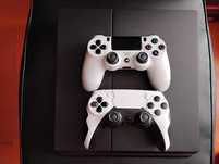 PlayStation 4 PS4 500GB 2 Pady Kontrolery 5 Gry God of War Batman