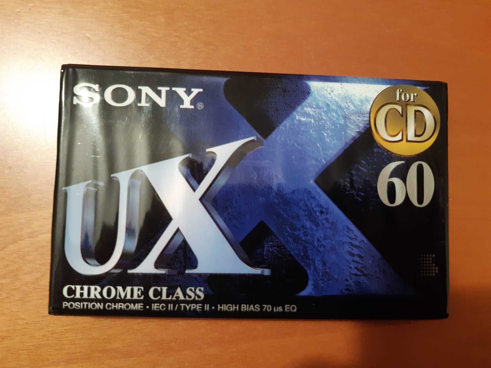 Cassetes áudio Sony  Chrome Class 60 minutos