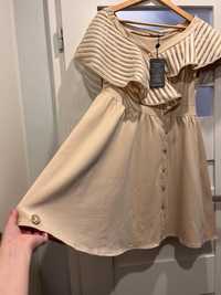 Sukienka hiszpanka bawełniana rozkloszowana nowa z metką Lemoniade