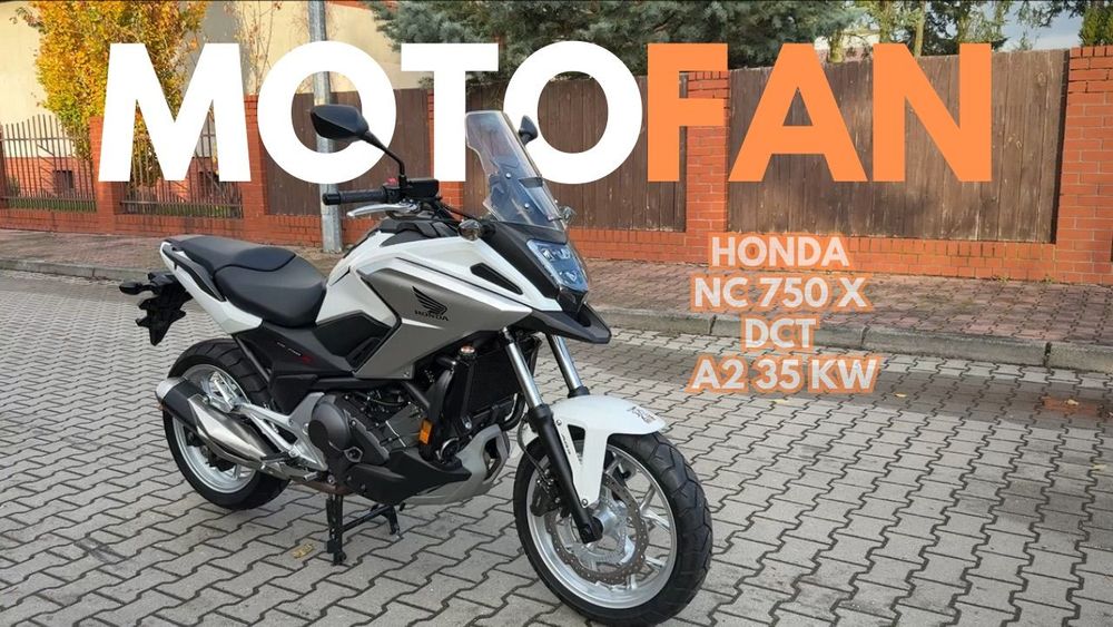 Honda NC HONDA NC 750X DCT 6 TYS KM 10.2017r Super stan NA KAT A2 35 kW okazja