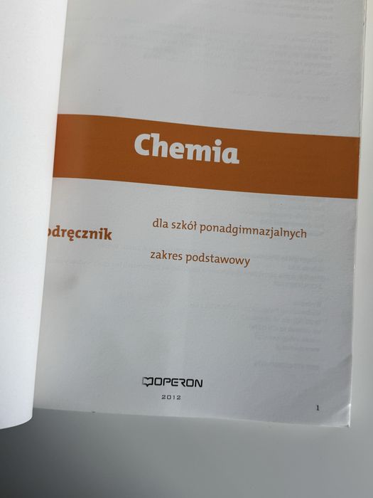 Chemia Ciekawi Świata zakres podstawowy Operon