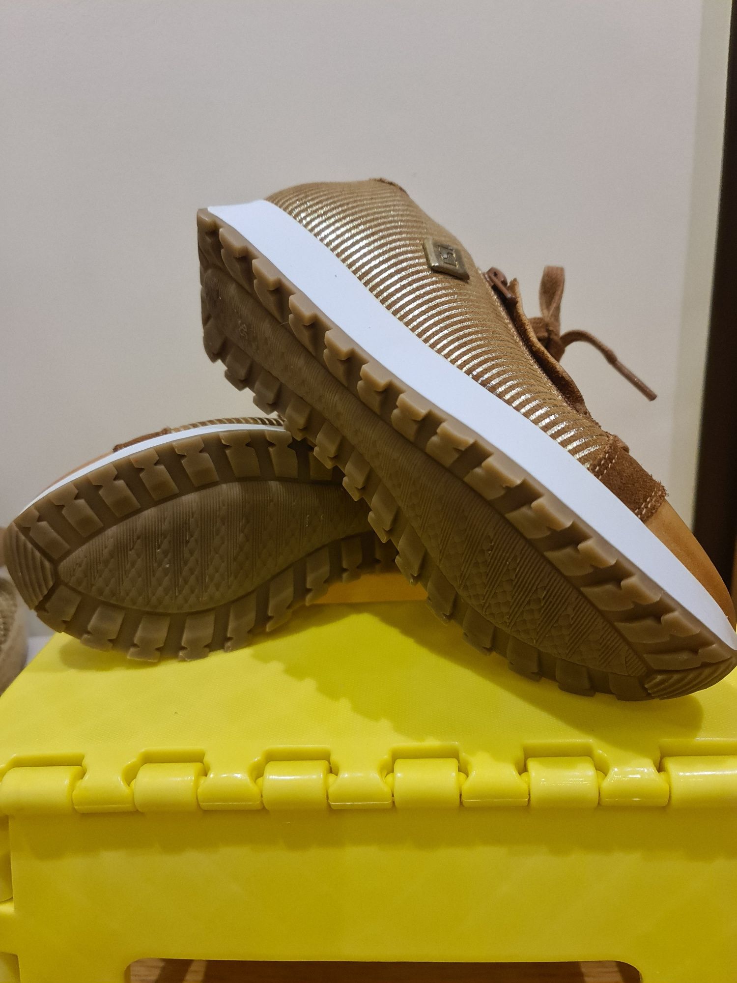 Sapatilhas Seaside camel T.35