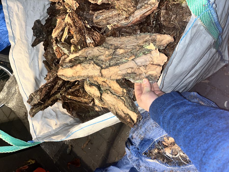 Kora ogrodowa ręcznie sortowana Premium gruba 100l worki