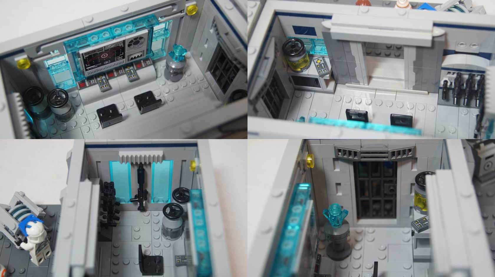 Lego Star Wars MOC baza hangar klonów 501 legionu figurki clone
