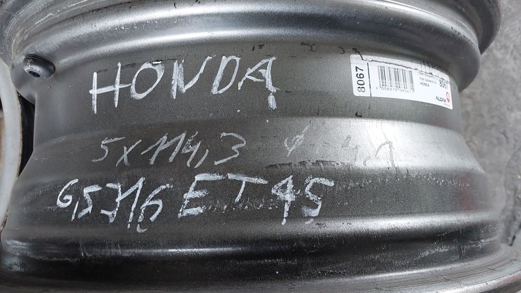 Felgi stalowe Honda 5x114,3 6,5J16 ET45