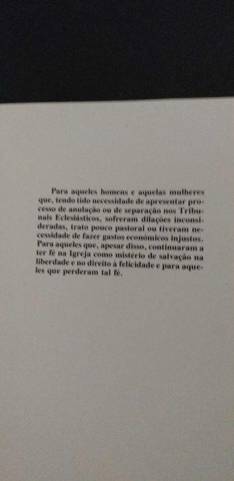 Livro sobre as vontades de anulação dos matrimônios pela igreja