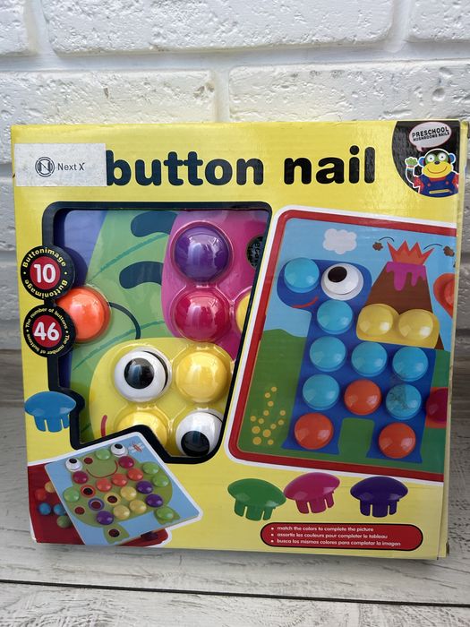 Дитяча мозаїка button nail