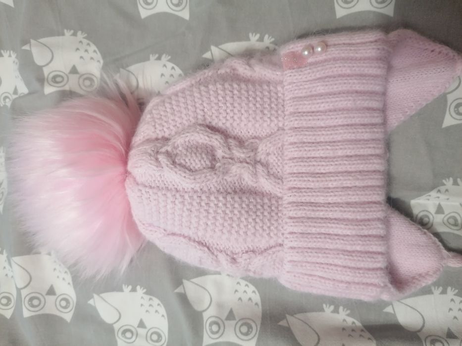 Шапочка зимова для дівчинки 48-50