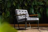 PROMOCJA 75% Fotel KAWOLA  tapicerowany welur aksamitny krzeslo