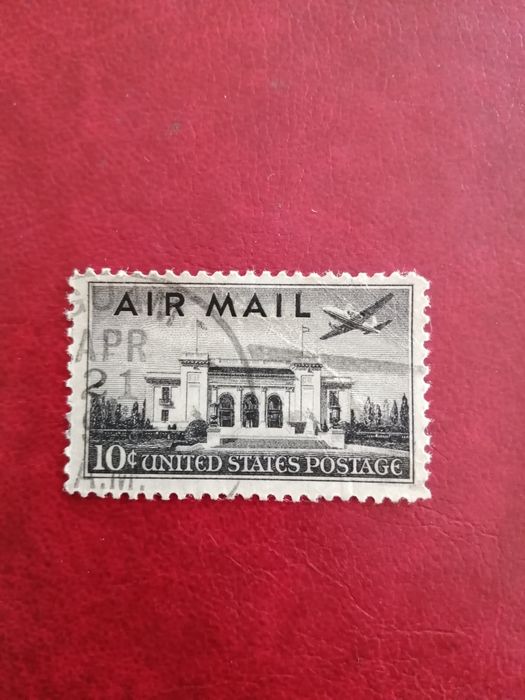 Selo 1947 Aéreo Americano - Raro - Usa