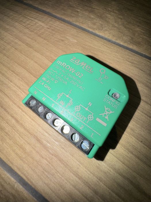 Odbiornik dopuszkowy 2 kanalowy z miernikiem Supla mROW-02