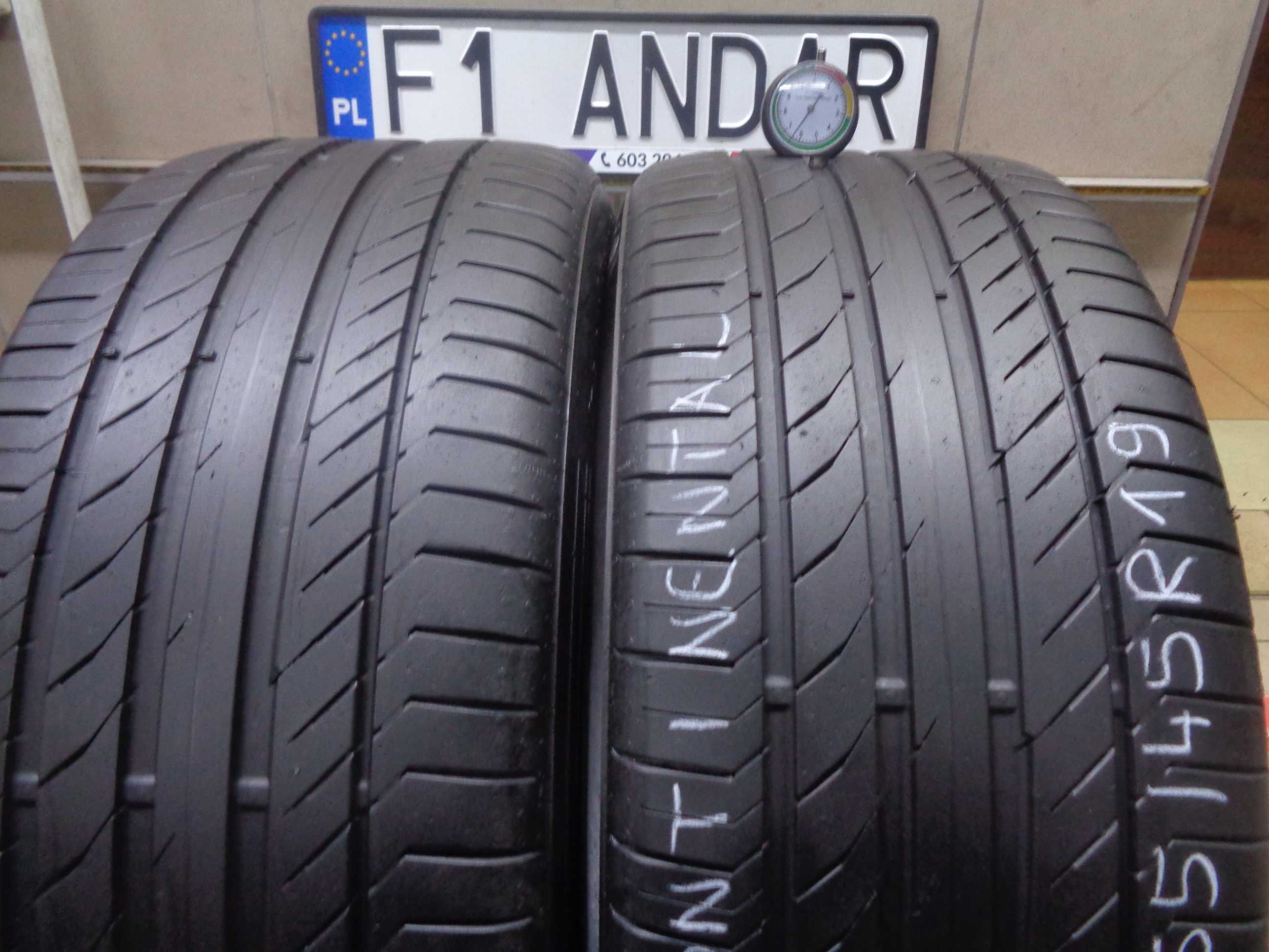 2szt. 255/45R19 Continental ContiSportContact5 , Opony Letnie