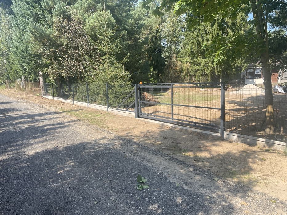 Brama dwuskrzydłowa,przesuwna ,furtka