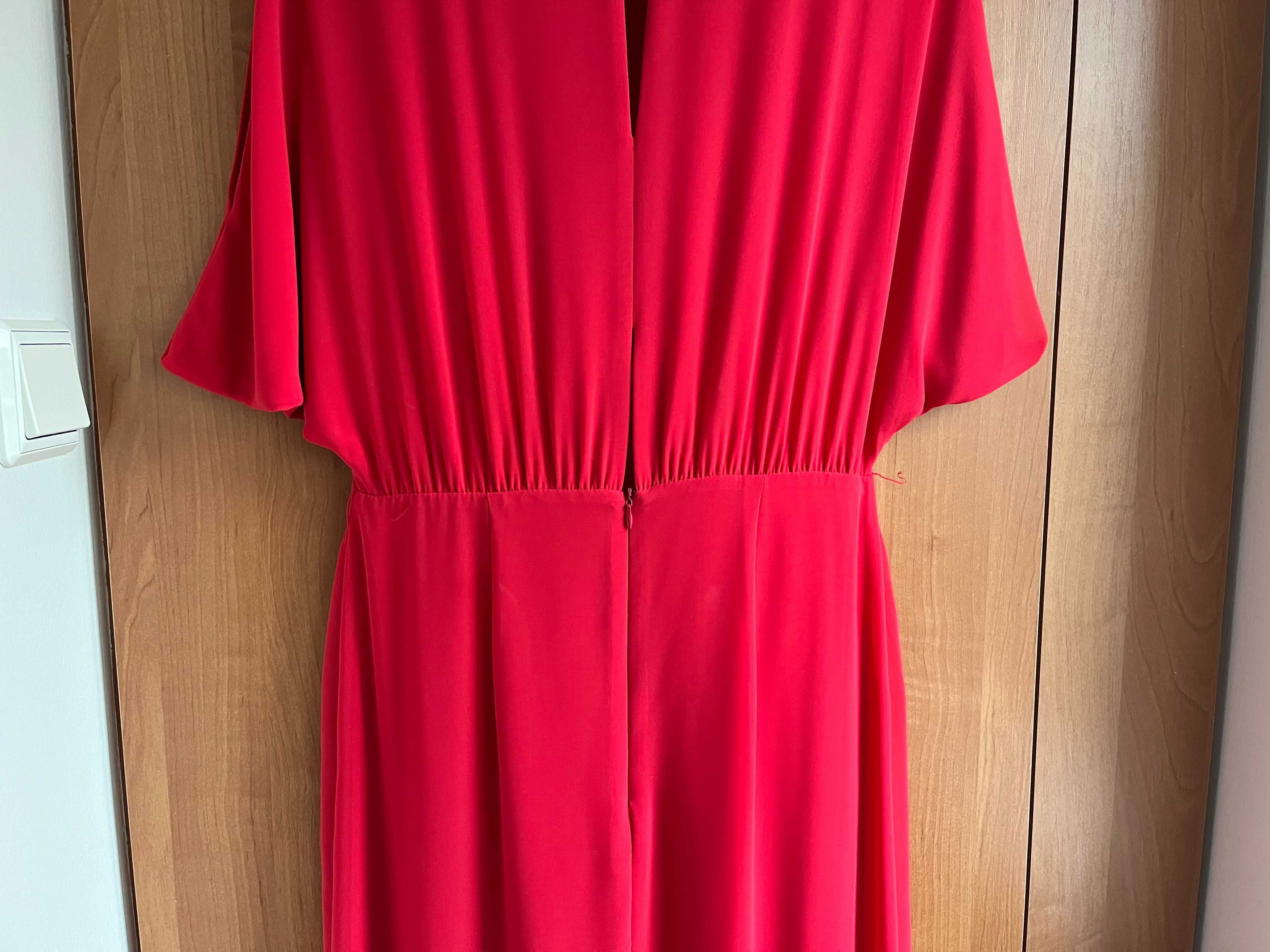 Sukienka długa czerwona elegancka suknia Vito Vergelis 40 L