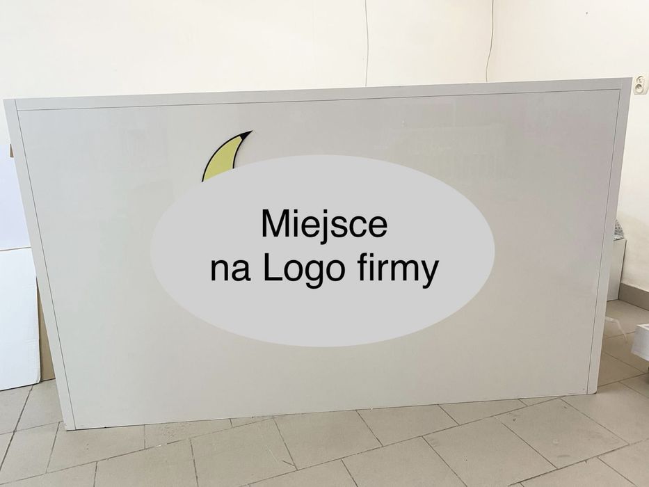 Lada sklepowa/ Lada recepcyjna biała lakierowana 2 metry