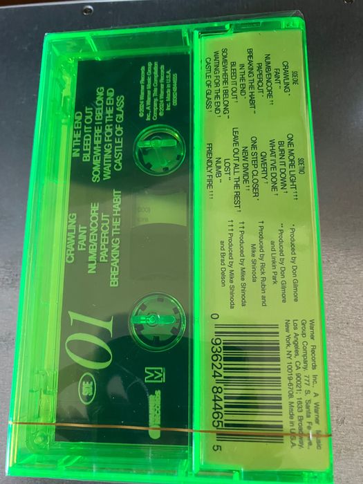 Linkin Park Papercuts Cassete k7