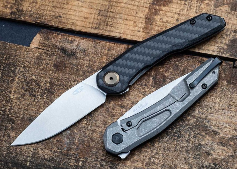 Брелок EDC компактний фліппер Zero Tolerance ZT 0545 Carbon Fiber