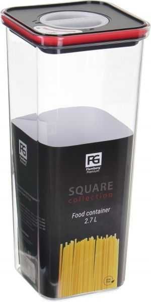 Набір ємностей для сипучих Rectangle/Square Flamberg Premium на 7 штук