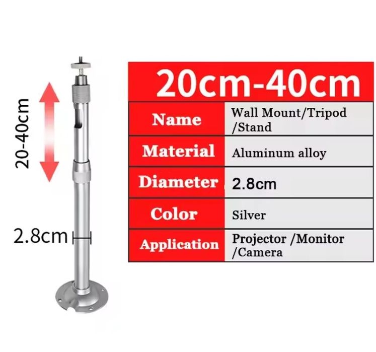 Кронштейн кріплення для проекторів камер на стіну стелю Magcubic GoPro