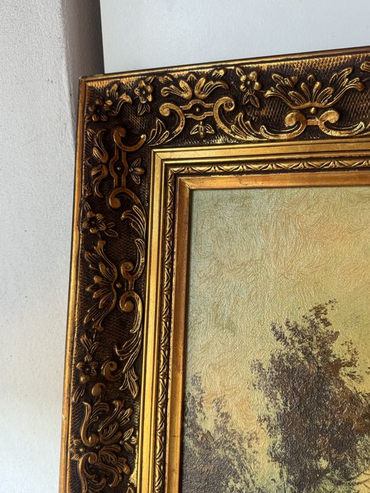 Holenderski obraz olejny na płótnie Burgy