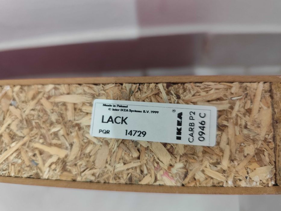 Estante/prateleira de parede Lack vermelha