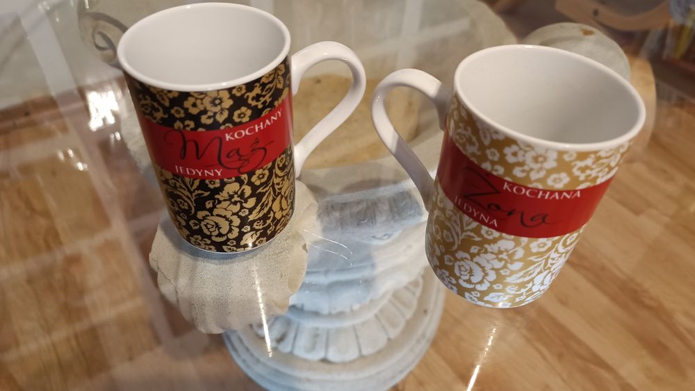 Porcelanowe kubki jako prezent