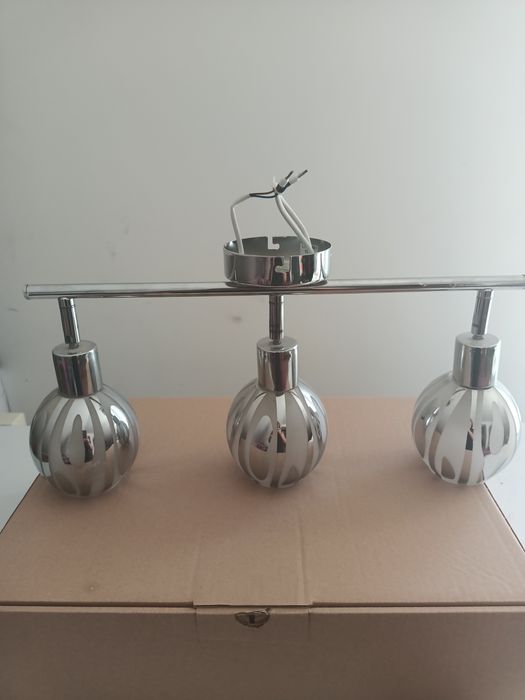 Lampa wisząca szara