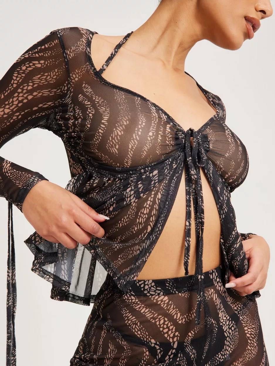 Кофточка на пляж и Боди кружевное S